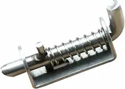 Hohopeti Stainless Steel Bolt Spring Bolt Gate Latch for Sliding Door Child Safety Lock Pet Cage Accessory