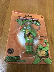 Michelangelo Teenage Mutant Ninja Turtles TMNT Keychain New Nickelodeon Fun Gift