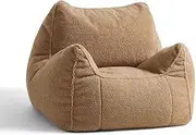 Sofas and Couches Single Small Sofa Home Living Room Can Sleep and Lie on The Balcony Single Chair Simple Velvet Lazy Sofa Leisure Sofa for Living Room Corner Chair Bedroom Salon Office (Color : B)