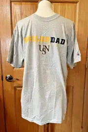 NWT SAILOR DAD UNITED STATES NAVY CHAMPION T-SHIRT MEN SIZE L GRAY