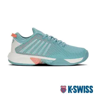 【K-SWISS】輕量進階網球鞋 Hypercourt Supreme-女-藍/蜜桃橘(96615-407)