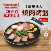 在飛比找PChome24h購物優惠-【Iwatani 岩谷】網燒達人不沾塗層燒肉烤盤 CB-P-