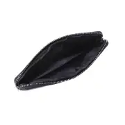 Upgrade Document Pouch Fireproof Waterproof Safe Cash Black Money Bag