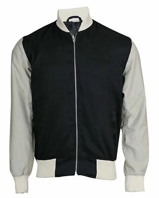 New Ansel Elgort Baby Driver Movie Varsity Cotton Bomber Jacket