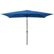 Elegant Outdoor Parasol Garden Umbrella Sunshade Sun Protection With Metal Pole