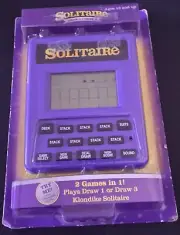 Solitaire -2 Games in 1! Plays Klondike Solitaire Electronic Game. 2012 New