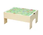 Wooden Train Table Under table storage Preschool Toddler Exciting adventures