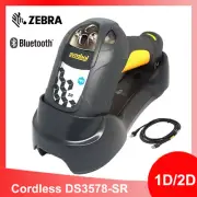 Zebra Symbol DS3578-SR 2D Wireless Bluetooth Barcode Scanner USB Kit with Cradle