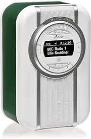 VQ Christie DAB & DAB+ Digital Radio with FM, Bluetooth/NFC, Alarm Clock, Rotating Display & Enamel Fascia – Emerald Green