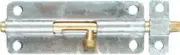 Door Barrel Bolt, Galvanized, 5-Inch -N151-910