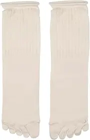 [Atsugi] 2RC1427 Women's Socks, 23 Wards, 5 Finger Stripe Pattern, 5.9 inches (15 cm) Length, Sheer Socks, Soft Elastic Gusset for Less Traces
