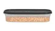 Tupperware Modular Mate #1 Super Oval 3.5 Cup Air Tight Seal Black BPA FREE