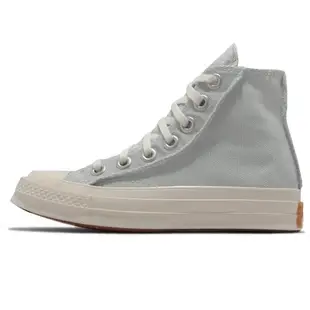 Converse 帆布鞋 Chuck 70 HI 女鞋 灰 淺藍 馬卡龍色 高筒 1970 三星標 奶油底 572611C [ACS 跨運動]