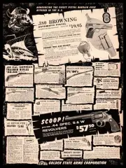 1959 Golden State Arms Pasadena CA Smith & Wesson .44 And Browning .380 Print Ad