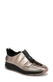 Naturalizer x Think Royln Breakaway Zip Puffer Sneaker in Cashmere at Nordstrom, Size 7.5