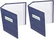Kisangel 2pcs Family Memory Photo Album Book for Photos Elegant Scrapbook Storage Book with User Friendly Design for Pictures and Graduation Keepsakes