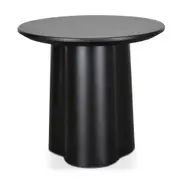 Polly Round Side Table - Black
