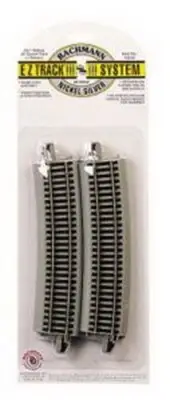 Bachmann 44509 HO Nickel Silver 33.25" Radius 12° Curved E-Z Track (Pack of 4)