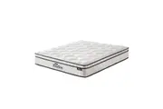Bedra King Mattress Euro Top Bed Boucle Fabric 22cm