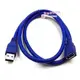 紅舖子。USB3.0數據線 3.0USB公對母延長線 機箱USB延 藍色包頭設計1 米
