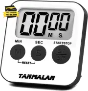 Kitchen Timer for Cooking Loud Alarm, Large Display, Auto Memory Loud Alarm, Lar