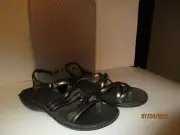 Women's Privo By Clarks Pewter Sandals Size 8 New, Never Worn In Box