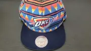 NWT GRAIL Deadstock MITCHELL & NESS OKC Thunder Wool Ikat Pendelton-style Hat