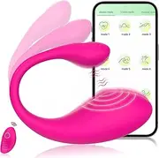 Pelvic Floor Trainer for Women with Remote Control, Intelligent Pelvic Floor Muscle Trainer, Silicone Exercise Balls for Bladder Control and Pelvic Floor Exercises (Pink)