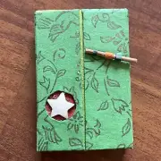 Lokta Paper Bamboo Locked Pocket Diary Nepalese Handmade Notebook Sketch Journal