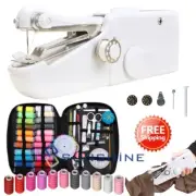 Portable Handheld Sewing Machine Singer Stitch Sew Quick or 126Pcs Sewing Kit