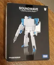 TRANSFORMERS Soundwave Takara Music Label MP3 Player Import Player White JAPAN