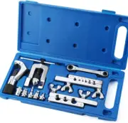 Single Flaring Tool & Swaging Tool Kit for HVAC, Tubing, Copper Pipe Flaring wit