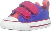 [Converse] Unisex-Child Sneaker, Periwinkle/Pink/Blush, 2 Little Kid