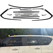 10pcs Window Molding Trims For Mini Cooper S F56 2014-2024 15 16 Gloss Black