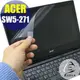 【EZstick】ACER Switch 12 SW5-271 專用 靜電式平板LCD液晶螢幕貼 (可選鏡面防汙或高清霧面)