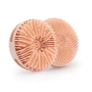 2 Pcs Silicone Exfoliating Body Scrubber Silicone Body Shampoo Brush Massager