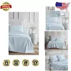 Crisp and Cool Full Size 400 Thread Count Sheet Set - Luxury Cotton Percale