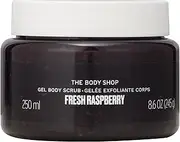 [The Body Shop] Fresh Raspberry Gel Body Scrub Vegan Fruity Bright Texture Smoothing Softening Exfoliating 250 ml