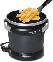 Compact 6-Serving GranPappy Deep Fryer - Automatic Oil Temperature Control