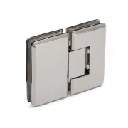 Portals Oceana Standard Duty 180° Glass-Glass Hinge - Polished Nickel