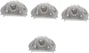 [BESPORTBLE] 4pcs Wool Beret Cap Faux Pearl Women Men Girls Knitted Beret Comfortable Fit Vintage Style Spring Autumn Beret