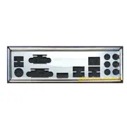 For Gigabyte GA-B250M-Gaming 3 Shield I/O IO Rear Baffle Backplate Motherboard