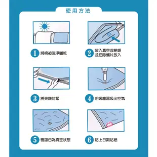 沒蟎家 日本原裝進口 塵蟎誘引真空衣物.棉被 壓縮袋組(含2片除蟎片)