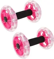 Core Workout Abdominal Wheel Roller Double Wheel Ab Roller Exercise for Men Abdominal Workout Equipment Stability