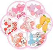[OATIPHO] Beautiful Boys and Girls Ear Studs 7 Pairs of Fun and Stylish Clip-on Earrings for Matching Outfit