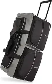 [Pacific Coast] Signature 30" Large Rolling Duffel Bag, Black, One Size, 30" Large Rolling Duffel Bag