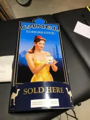 Vintage Camel Turkish Gold Cigarettes Metal Light Up