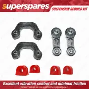 Front & Rear Sway Bar Link + Mount Bushes kit for SUBARU FORESTER SF OUTBACK BG (for: Subaru)
