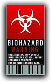 More Shiz Biohazard Warning Label Vinyl Decal Sticker - Car Truck Van SUV Window Wall Cup Laptop - One 5 Inch Decal - MKS0713