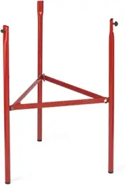 Garcima Reinforced Burner Tripod Support for 30" Gas Burners, Red